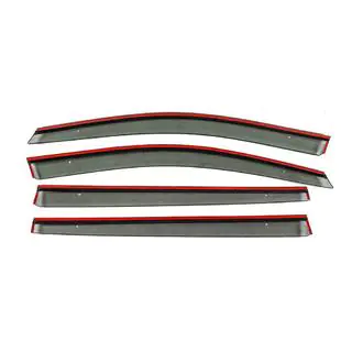 Window Deflectors with Chrome Trim Niken Luxury (4 pcs) photo 3