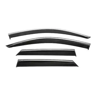 Window Deflectors with Chrome Trim Niken Luxury (4 pcs) photo 1