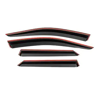 Window Deflectors with Chrome Trim Niken Luxury (4 pcs) photo 3