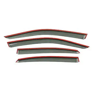 Window wind deflectors with chrome trim Niken Luxury (for Sedan, 4 pcs) photo 3