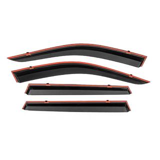 Window Deflectors with Chrome Trim Niken Luxury (4 pcs) Volvo XC90 2015- photo 3