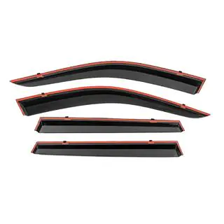 Window Deflectors with Chrome Trim Niken Luxury (4 pcs) photo 3