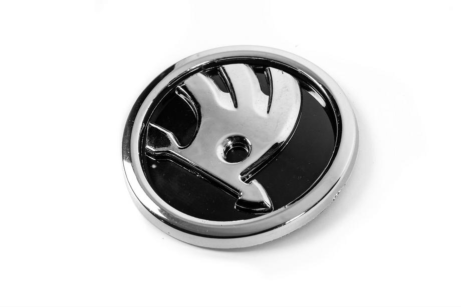 Skoda Emblem 3W0853621 V-1 (89 mm) Photo 2