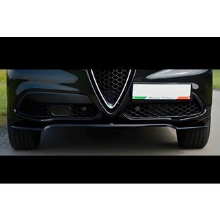 Front Lip Spoiler DPT V-1 (ABS, Gloss Black) Alfa Romeo Stelvio 2016- photo 1