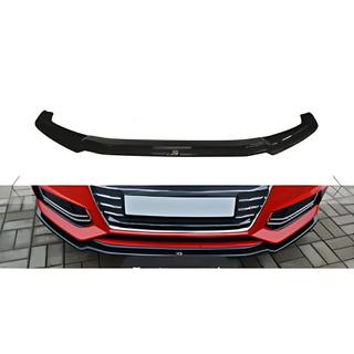 DPT V-1 Front Lip Spoiler (for S-Line, 2015-2019, Gloss Black) Audi A4 B9 2015-2024 photo 2