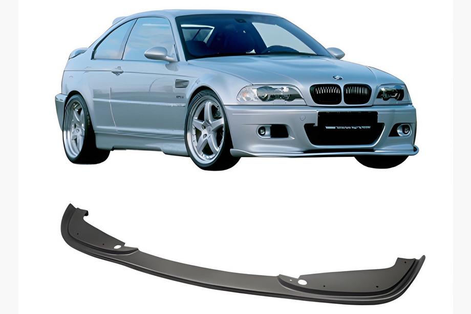 BMW 3 Series E46 1998-2006 Front Lip Spoiler DPT (for Hamman, Gloss Black) Image
