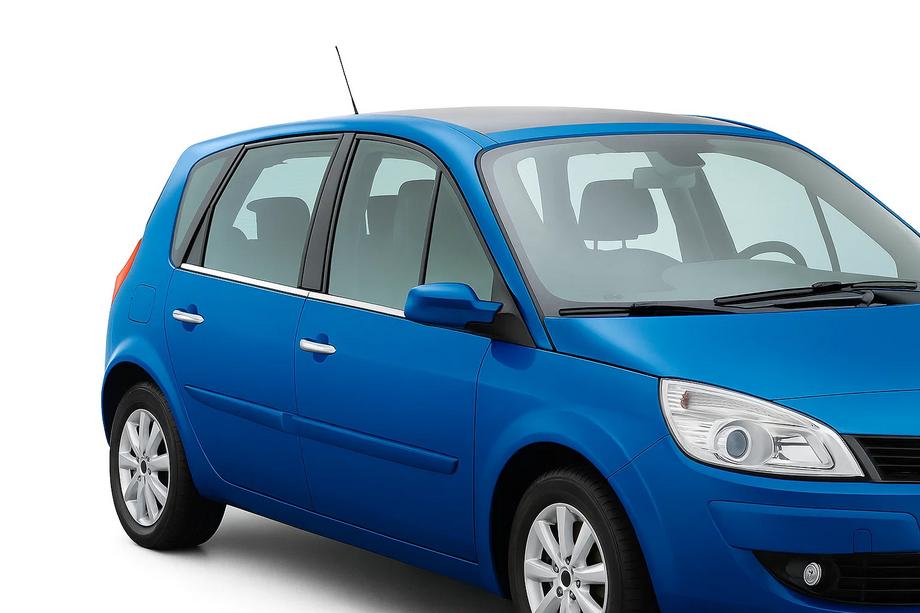 Renault Scenic 1998-2003 Exterior Window Trim Stainless Steel (4 pcs) Photo 1