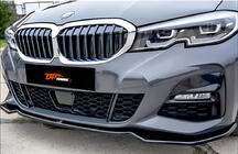 BMW 3 Series G20/G21 2018- Front Lip DPT V-2 (Gloss Black) photo 1
