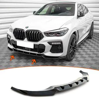 Front Lip Spoiler DPT V-1 (For M, Gloss Black) photo 2