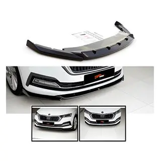 Front Lip Spoiler DPT (Gloss Black) Skoda Octavia IV A8 2020- photo 2