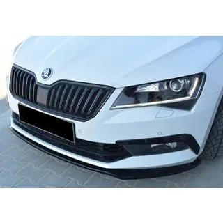 Front Lip DPT V-2 (2015-2020, Gloss Black) Skoda Superb 2015-2024 photo 2