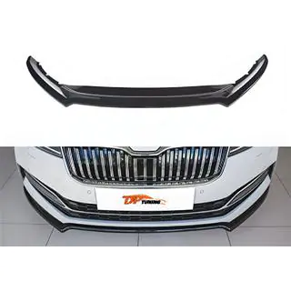 Front Lip DPT V-4 (2021-, Gloss Black) Skoda Superb 2015-2024 photo 1