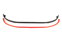 Universal Front Lip Spoiler DPT Red (ABS, Gloss Black) photo 5