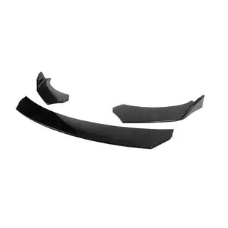 Universal Front Lip Spoiler DPT V-4 (ABS, Gloss Black) photo 2