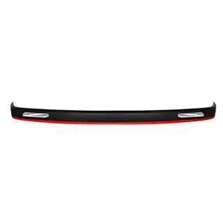 Universal Front Lip Spoiler DPT Red V-1 (ABS, Gloss Black)