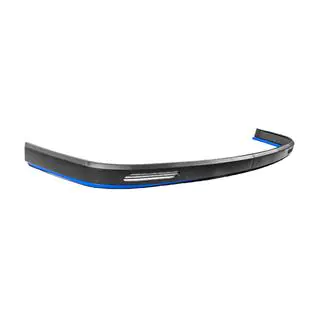Universal Front Lip Spoiler DPT Blue V-1 (ABS, Gloss Black) photo 3