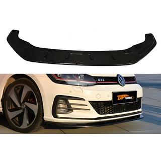 Front Lip DPT V-1 (for GTI, 2017-2019, Gloss Black) photo 1