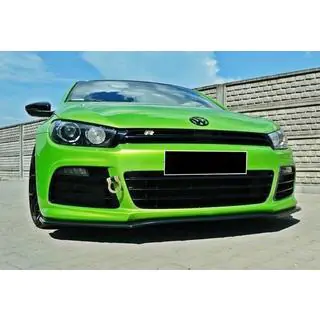 Front lip spoiler DPT V1 (2008-2013, gloss black) photo 2