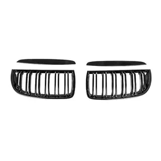 Kidney Grilles M-Look (for E-90/91, 2005-2008, Gloss Black) photo 3