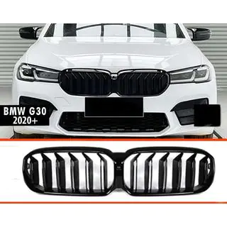 Kidney grilles M-Look (2021-2023, gloss black) photo 3