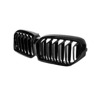 Kidney grilles M-Look (2021-2023, gloss black) photo 4