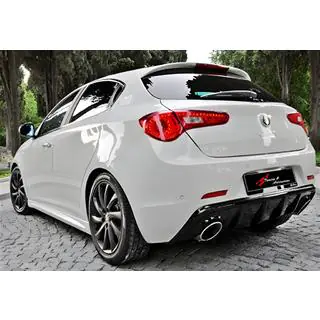 Rear Diffuser DPT V-2 (Gloss Black) Alfa Romeo Giulietta 2010-2020 photo 2