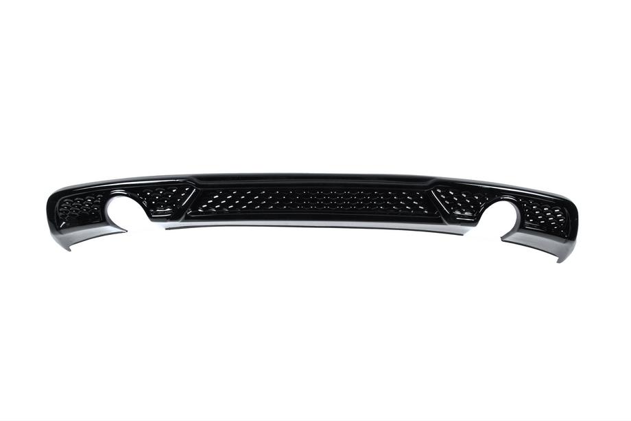 Audi A3 2012-2020 Rear diffuser DPT (2017-2020, Sedan, gloss black) Photo 1