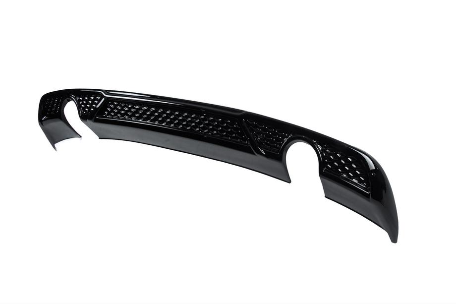 Audi A3 2012-2020 Rear diffuser DPT (2017-2020, Sedan, gloss black) Photo 2