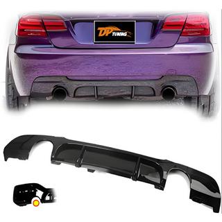 Rear Diffuser DPT V-6 (for E90 M-Sport, Gloss Black) BMW 3 Series E90/E91 2005-2011 photo 1