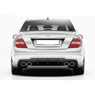 Rear Diffuser DPT (2011-2014, for AMG SD, Gloss Black) photo 3