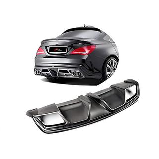 Rear Diffuser DPT (Gloss Black) Mercedes CLA C117 2013-2019