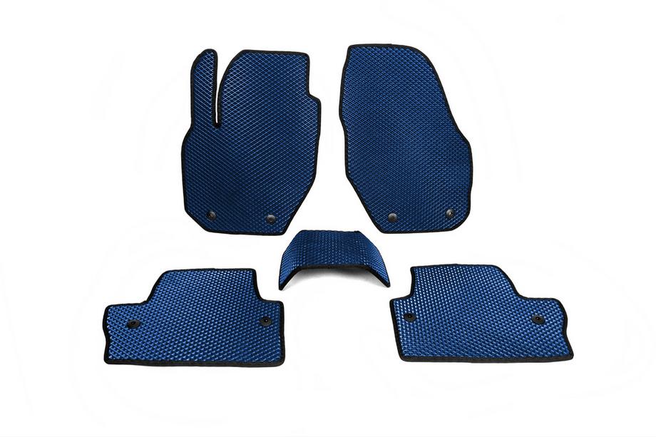 Volvo V60 2011-2018 EVA Floor Mats (Blue) Image