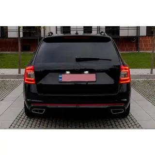 Rear diffuser DPT V-2 (LB/SW, gloss black) photo 3