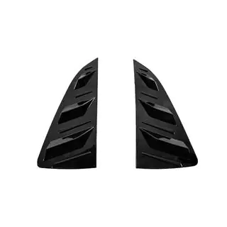Rear Window Covers DPT (Gloss Black, 2pcs) photo 2