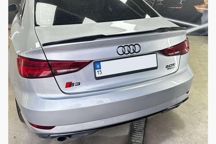 Audi A3 2012-2020 Spoiler DPT V-5 (Gloss Black) Photo 1