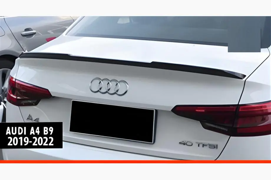 Audi A4 B9 2015-2024 DPT Spoiler (Gloss Black) Photo 1