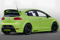 Seat Leon 2005-2012 DPT V-2 rear spoiler (2009-2012, primed for painting) photo 1