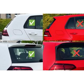 DPT V-5 rear spoiler (for Base HB, gloss black) Volkswagen Golf 7/E-Golf 2012-2020 photo 2
