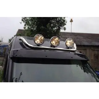 Upper bull bar (stainless steel) photo 1