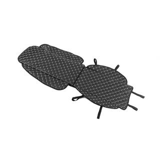 Car Seat Cover Pad (1 pc, Black with Grey Stitching) photo 2