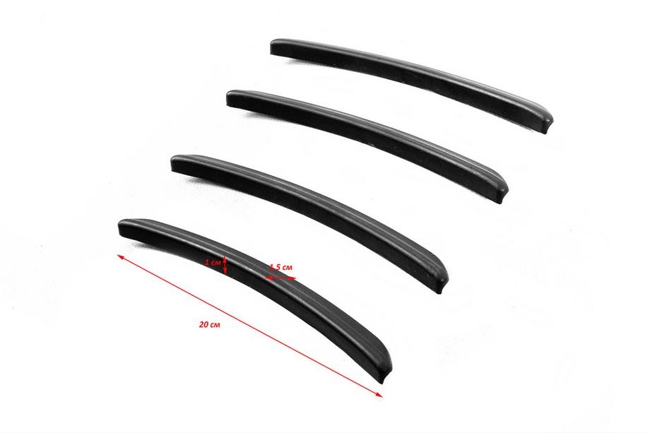 Universal Fender Flares DPT (4 pcs, black) Photo 3