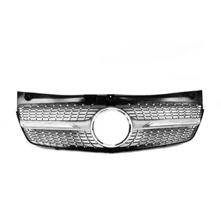 Front Grille Diamond Silver (2010-2014) Mercedes Vito W639 2004-2014 photo 3