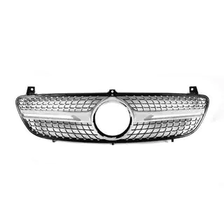 Front Grille Diamond Silver (2004-2010) Mercedes Vito W639 2004-2014 photo 3