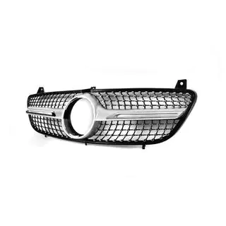 Front Grille Diamond Silver (2004-2010) Mercedes Vito W639 2004-2014 photo 4