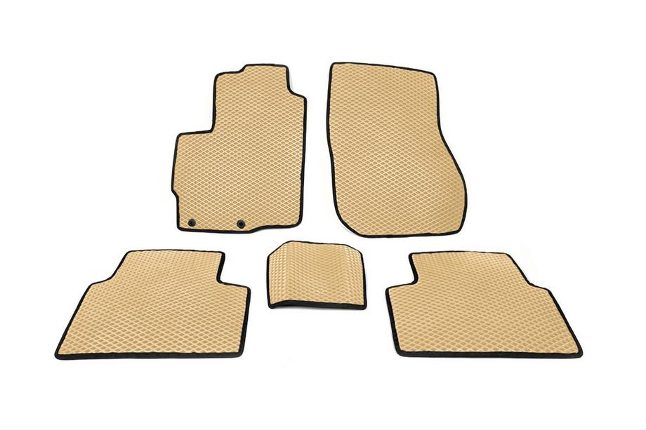 Citroen C-Crosser 2007-2013 EVA Floor Mats (Beige) Image