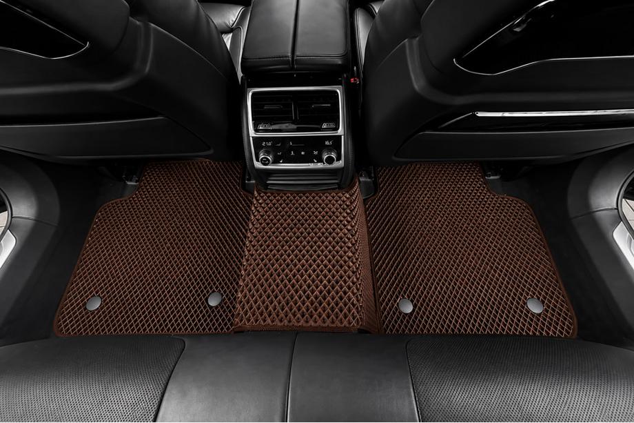BMW 7 Series G11/G12 2015-2022 EVA Floor Mats (for G12, Brown) Photo 3