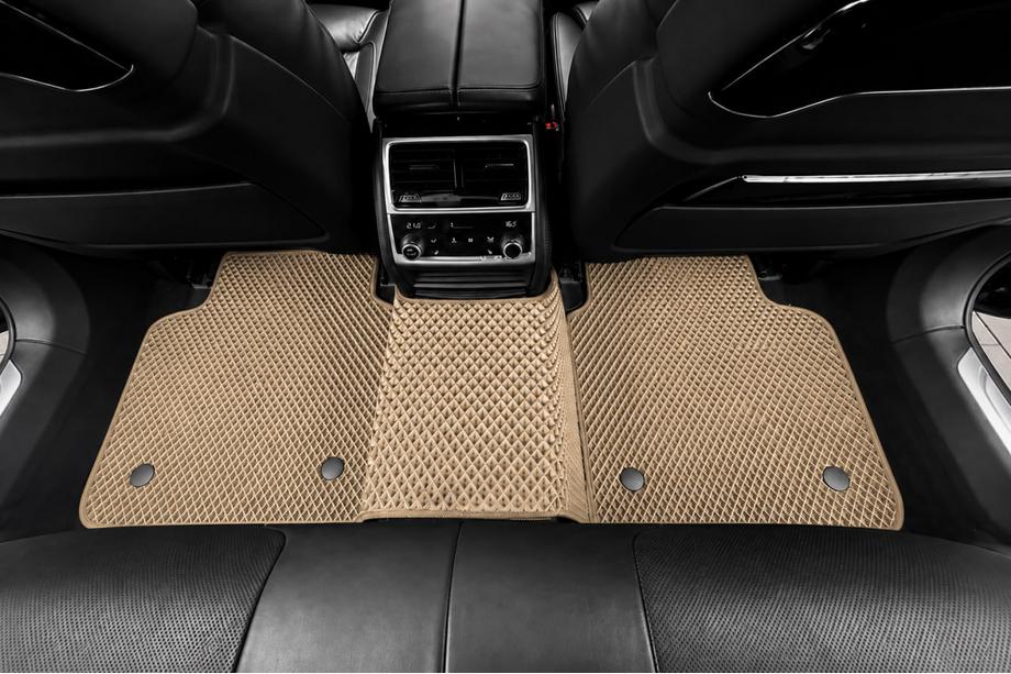 BMW 7 Series G11/G12 2015-2022 EVA Floor Mats (for G12, Beige) Photo 3