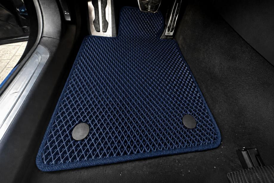 BMW iX (I20) 2022- EVA Floor Mats V-1 (Blue) Image