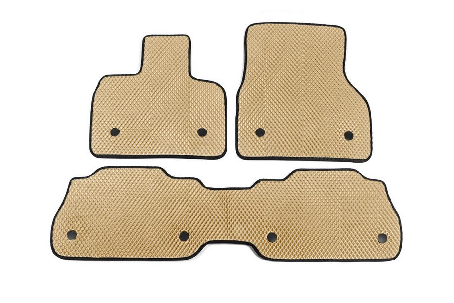 BMW iX (I20) 2022- EVA Floor Mats V-2 (Beige) Photo 1