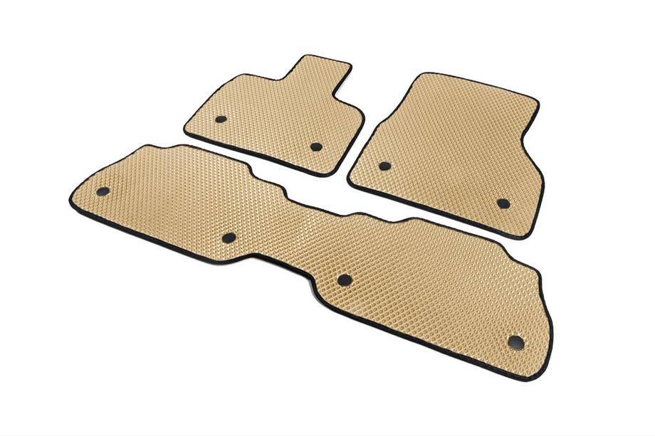BMW iX (I20) 2022- EVA Floor Mats V-2 (Beige) Photo 2